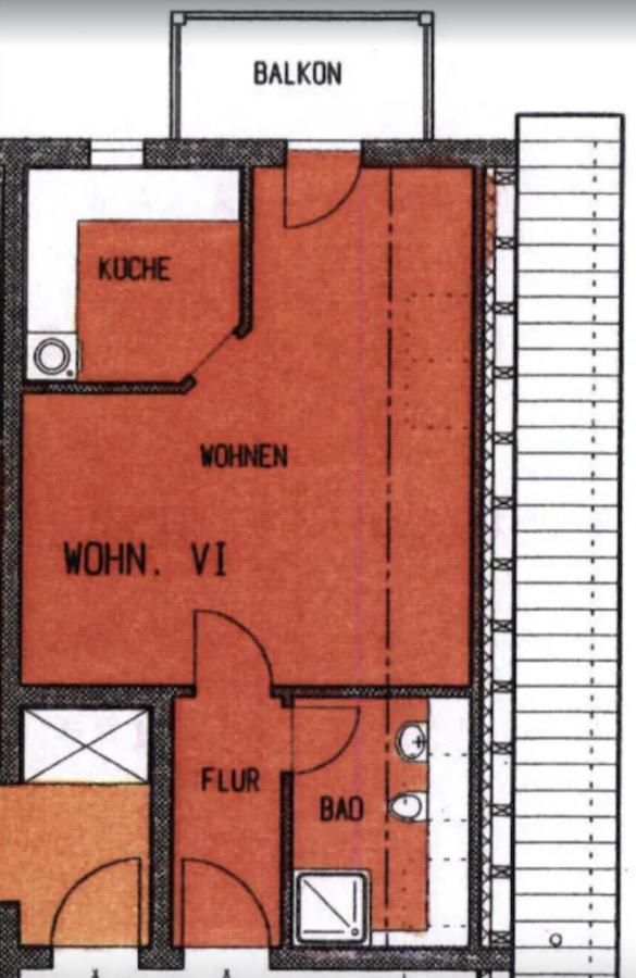 Fewo "Rabennest " Gemuetliche Wohnung Nahe Rabensteinklinikum - Kein Separates Schlafzimmer, Studiowohnung Chemnitz Esterno foto